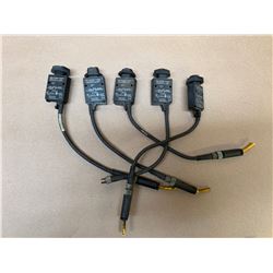 Lot of 5 Allen-Bradley 42KL-RLB-Y4 and 42KL-RLBQ-Y4 Photoelectric Sensor