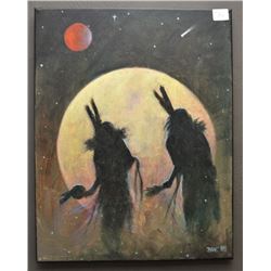 NAVAJO INDIAN PAINTING (BAHE)