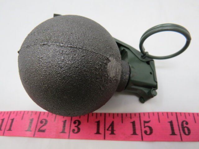 Grenade Display BASEBALL TYPE HAND GRENADE (DISPLAY UNIT-NOT OPERATIONAL)
