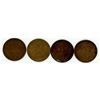 Image 2 : LOT OF 4 LARGE ONE CENT COINS (1911-1917-1918-1919)
