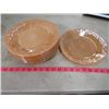 Image 1 : LOT OF FIRE KING PEACH LUSTER WARE 9" PLATES (8 PLATES)