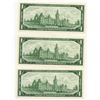 Image 2 : LOT OF 3 ONE DOLLAR BILLS (CANADA) *1867-1967 CENTENNIAL*