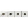 Image 2 : LOT OF FOUR 5 CENT COINS (CANADA) *1886, 1910, 12, 18* (SILVER)