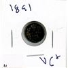 Image 1 : FIVE CENT COIN (CANADA) *1891* (SILVER)