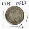 Image 1 : FIFTY CENT COIN (CANADA) *1919* (SILVER) *NEWFOUNDLAND*