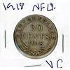 Image 1 : FIFTY CENT COIN (CANADA) *1918* (SILVER) *NEWFOUNDLAND*