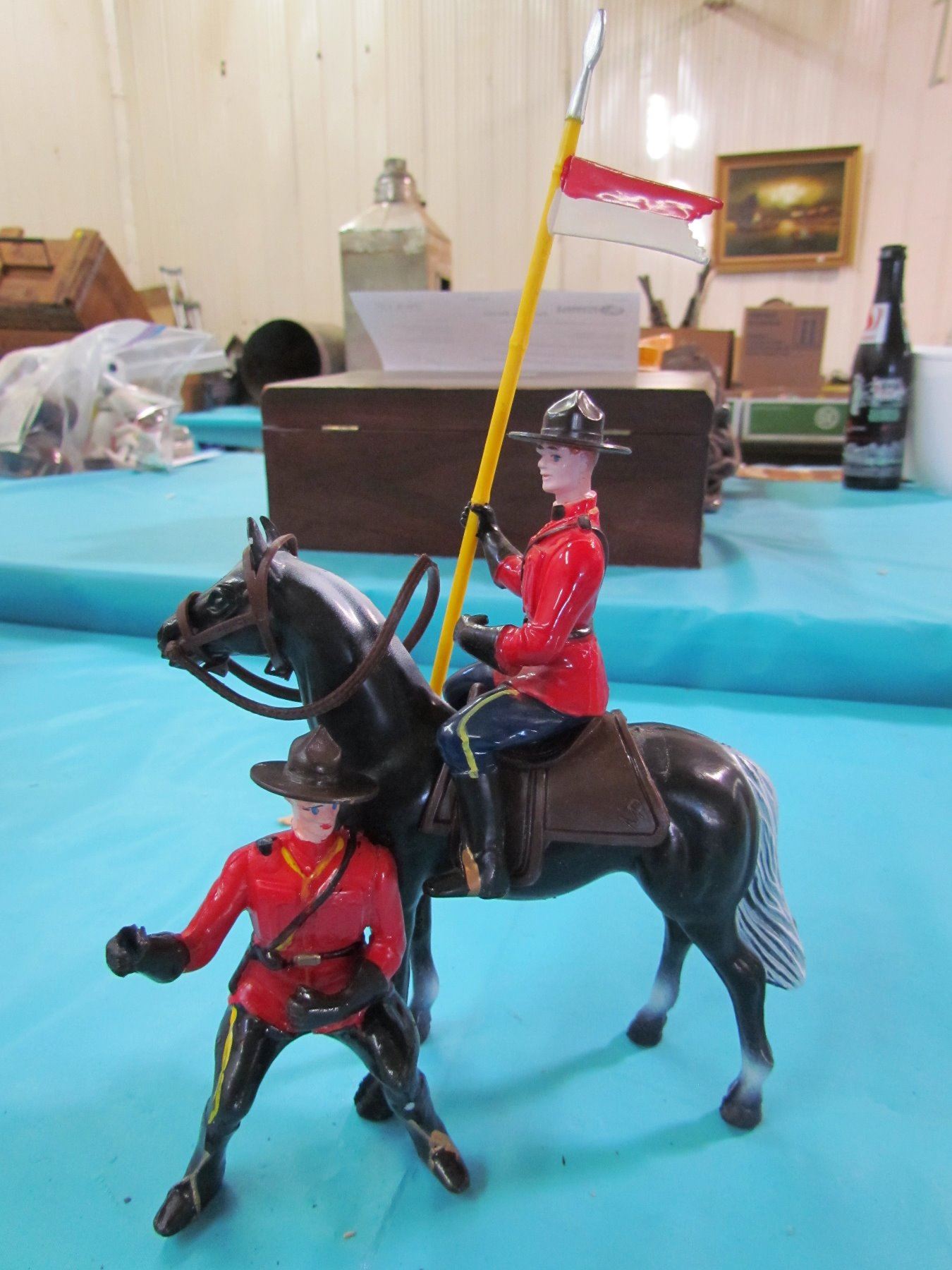 Rcmp Rough Rider RCMP HORSE AND TWO RIDERS - Schmalz Auctions