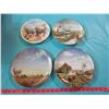 Image 1 : LOT OF 4 FARM PLATES