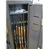 Image 2 : GUN SAFE (HOMAK SECURITY)  *21" WIDE X 10" DEEP X 55" TALL* (GUNS IN PICTURES NOT INCLUDED) *WITH KE