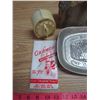 Image 3 : LOT OF COLLECTABLES (ONYX BOOK ENDS, SILVER TRAY, ETC.)