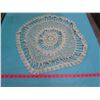 Image 8 : THREE T.V. TRAY TOPS, MAGAZINE RACK AND 2 DOILIES
