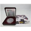 Image 1 : 1997 Proof silver dollar 25th anniversary of the Canada-Russia Hockey Series in case of issue.