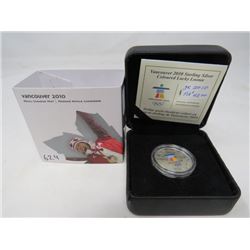 Vancouver 2010 Coloured Lucky Loonie Proof Sterling Silver
