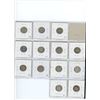 Image 2 : Lot of 13 Edward VII and George V silver 10 cents: 1902 aG-3, 1903 fair, 1903H G-4, 1904 VG-8, 1905 