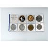 Image 1 : Lot of 7 Royalty coins and medals: 4 Generations Sterling silver with gold, 4 portraits of Elizabeth