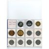 Image 1 : Lot of 11 John F. Kennedy medals and coins: Liberia 2000 $10, Marshall Islands 1995 $5, US 1963 bras