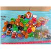 Image 2 : CALIFORNIA RAISIN FIGURINES AND POTATO HEADS WITH ACCESSORIES