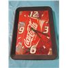 Image 1 : BATTERY OPERATED COCA-COLA CLOCK (13.5" X 18")