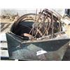 Image 2 : COPPER TUB, METAL RINGS AND PITCH FORK TINES