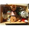 Image 1 : LOT OF ASSORTED ITEMS (INCLUDING TINS, JARS, SALT & PEPPER SHAKERS)