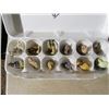 Image 1 : LOT OF 13 RED ROSE TEA ORNAMENTS