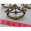 Image 2 : LOT OF 3 METAL DRESSER HANDLES / HARDWARE