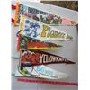 Image 1 : LOT OF 5 ASSORTED PENNANTS