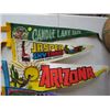 Image 2 : LOT OF 5 ASSORTED PENNANTS