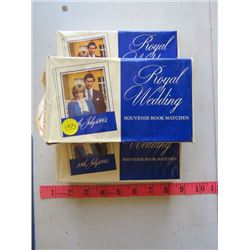 CHARLES & DIANA ROYAL WEDDING MATCHES (3 BOXES)