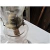 Image 2 : LOT OF 2 COAL OIL LAMPS (#1) *ONE KNOB MAY BE BROKEN*