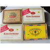 Image 1 : LOT OF 4 CIGAR BOXES