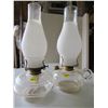 Image 1 : LOT OF 2 COAL OIL LAMPS (#2)