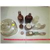 Image 1 : LOT OF 12 GLASS ITEMS (JUG, BOTTLES)