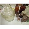 Image 3 : LOT OF 12 GLASS ITEMS (JUG, BOTTLES)