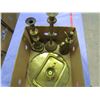 Image 3 : LOT OF 8 PIECES OF ASSORTED BRASS