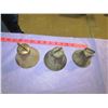 Image 2 : LOT OF 3 BRASS BELLS