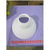 Image 1 : ONE 12" MILK GLASS SHADE (4" TOP)