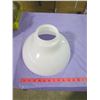 Image 2 : ONE 12" MILK GLASS SHADE (4" TOP)