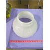 Image 1 : ONE 12" MILK GLASS SHADE DESIGN (6" TOP) *SMALL CHIP*