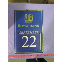 ROYAL BANK CALENDAR