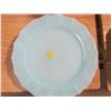 Image 1 : LOT OF 8 BLUE PYREX PLATES (12")