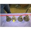 Image 2 : LOT OF 4 BRASS BELLS