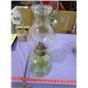 Image 2 : GREEN DEPRESSION COAL OIL LAMP (#2)