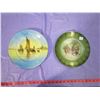 Image 1 : TWO COLLECTOR PLATES (HAND PAINTED) *9" & 10"*