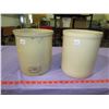Image 1 : TWO- 1 GALLON CROCKS (1 HAS CRACK)