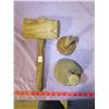 Image 1 : BUTTER PRESS AND MALLET
