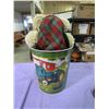 Image 2 : JOHN DEERE GARBAGE CAN & WIND UP BEAR