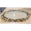 Image 1 : CONVEX GLASS & METAL FRAME (22" X 16")