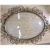 Image 2 : CONVEX GLASS & METAL FRAME (22" X 16")