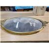 Image 2 : CONVEX GLASS & METAL FRAME (24" X 14")